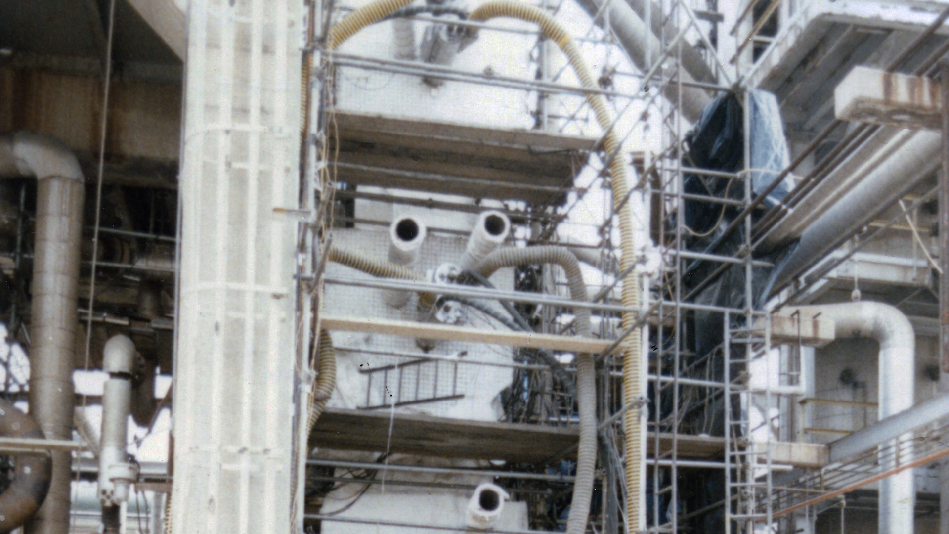 Stress relieving three heat exchangers simultaneously at a refinery in Pennsylvania.